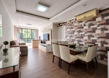 Apartamento à venda com 84m², 3 dormitórios, 1 suíte, 1 vaga no bairro Jardim Carvalho em Porto Alegre